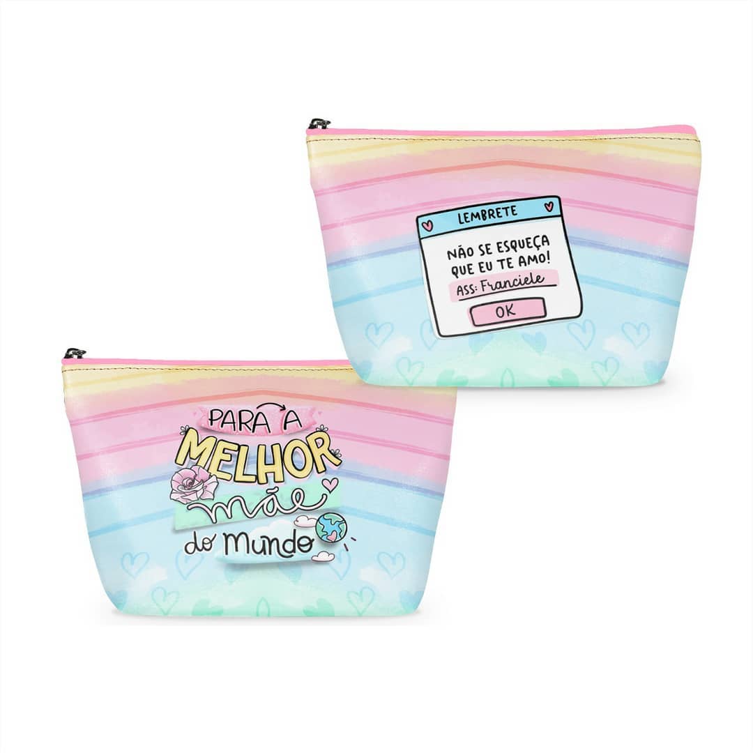 Oficina Criativa Necessaire personalizada dia das mães
