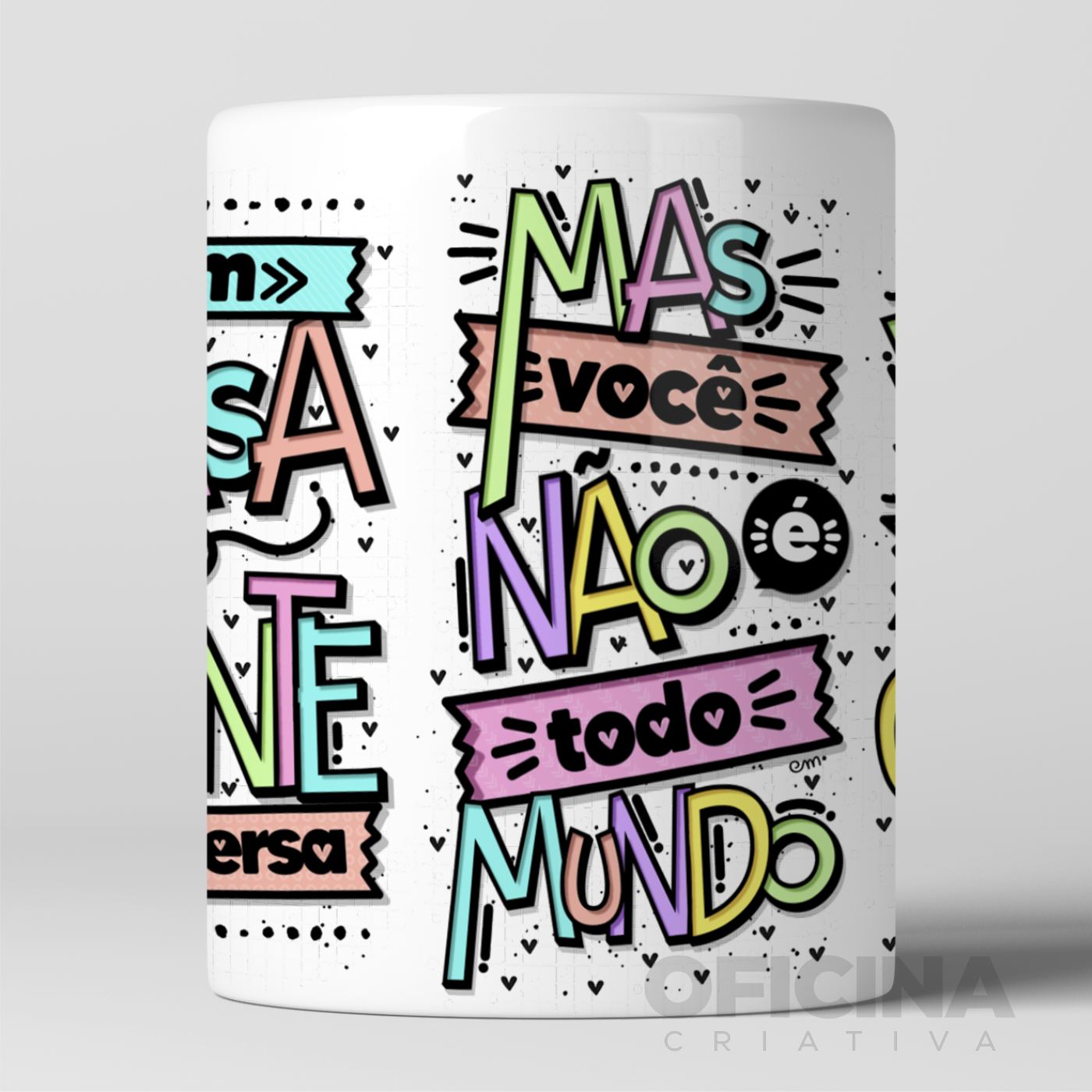 Oficina Criativa caneca personalizada presente frases de mãe dia das mães