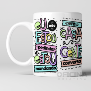 Oficina Criativa caneca personalizada presente frases de mãe dia das mães