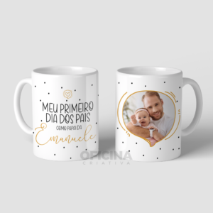 Oficina Criativa caneca personalizada dia dos pais primeiro ano