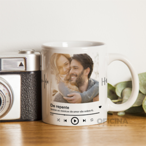 Oficina Criativa caneca personalizada dia dos namorados