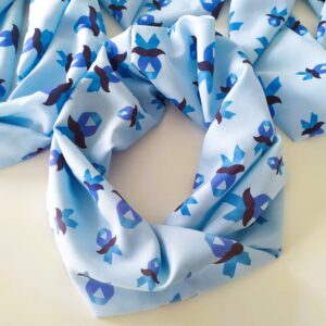 Oficina Criativa brinde presente uniforme lenço novembro azul cancer de próstata