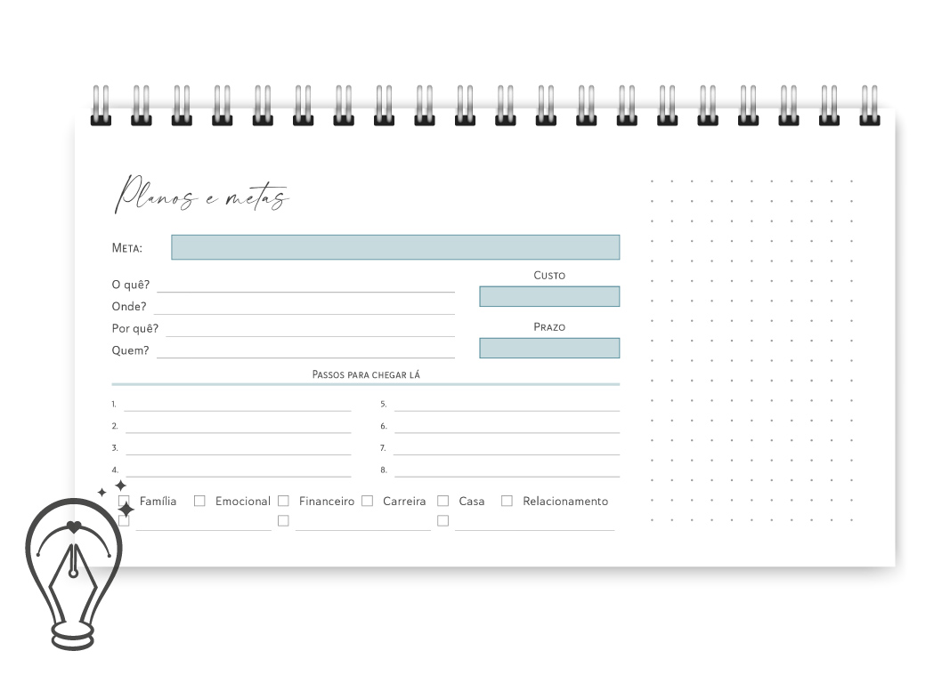 Oficina Criativa desk planner 2024 horizontal