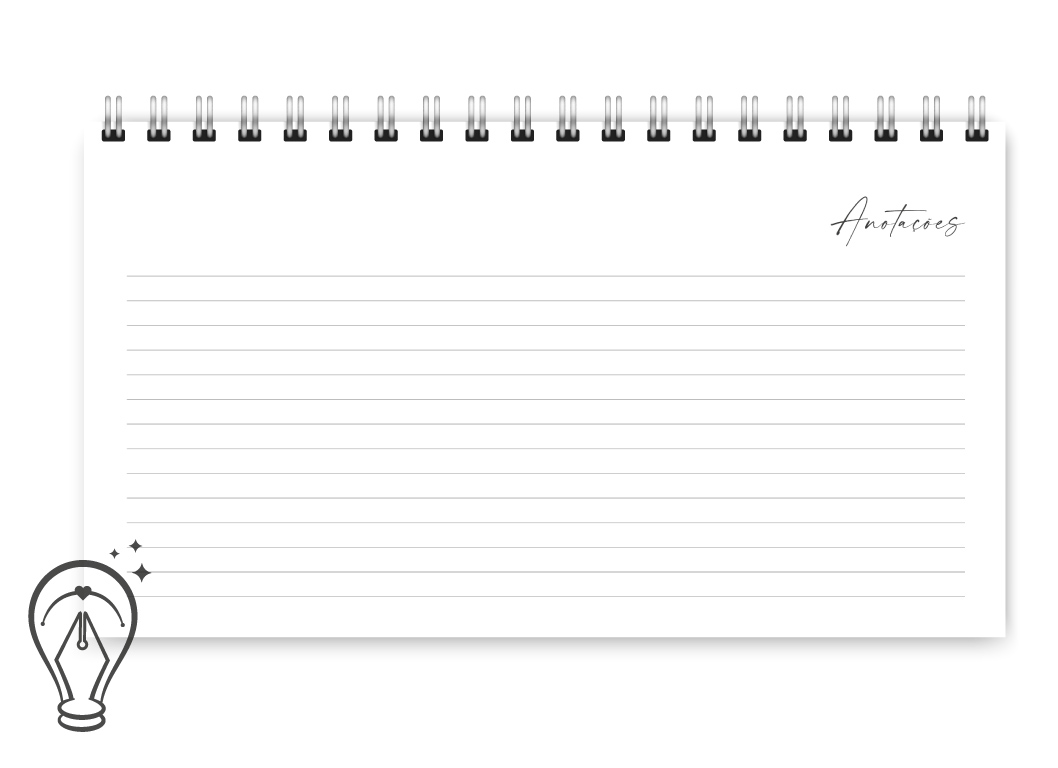 Oficina Criativa desk planner 2024 horizontal