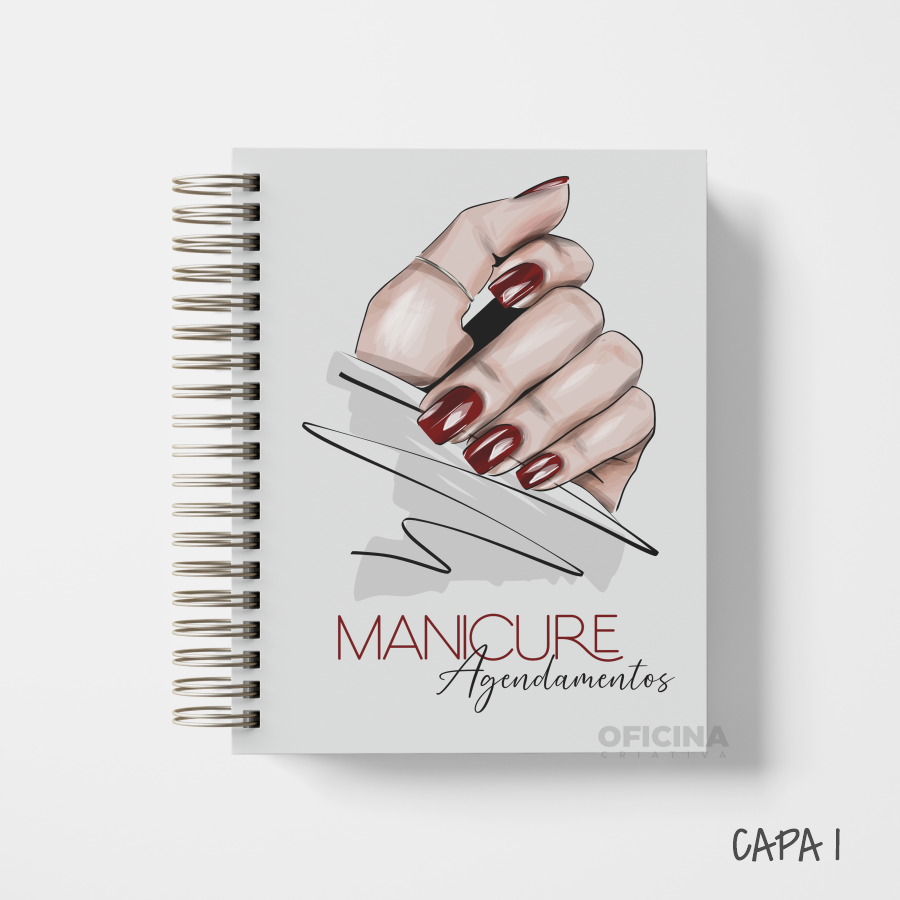 Oficina Criativa Agenda manicure personalizada