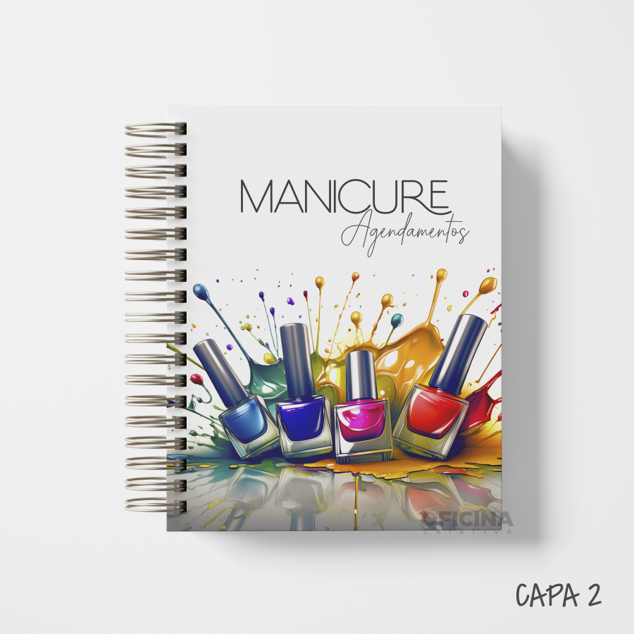 Oficina Criativa Agenda manicure personalizada