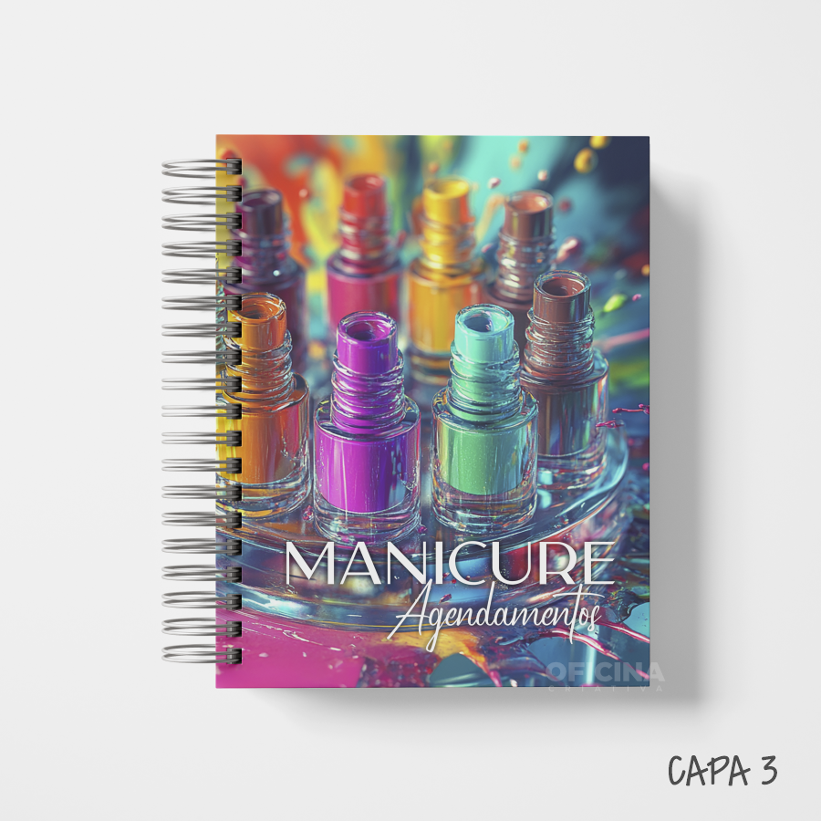 Oficina Criativa Agenda manicure personalizada