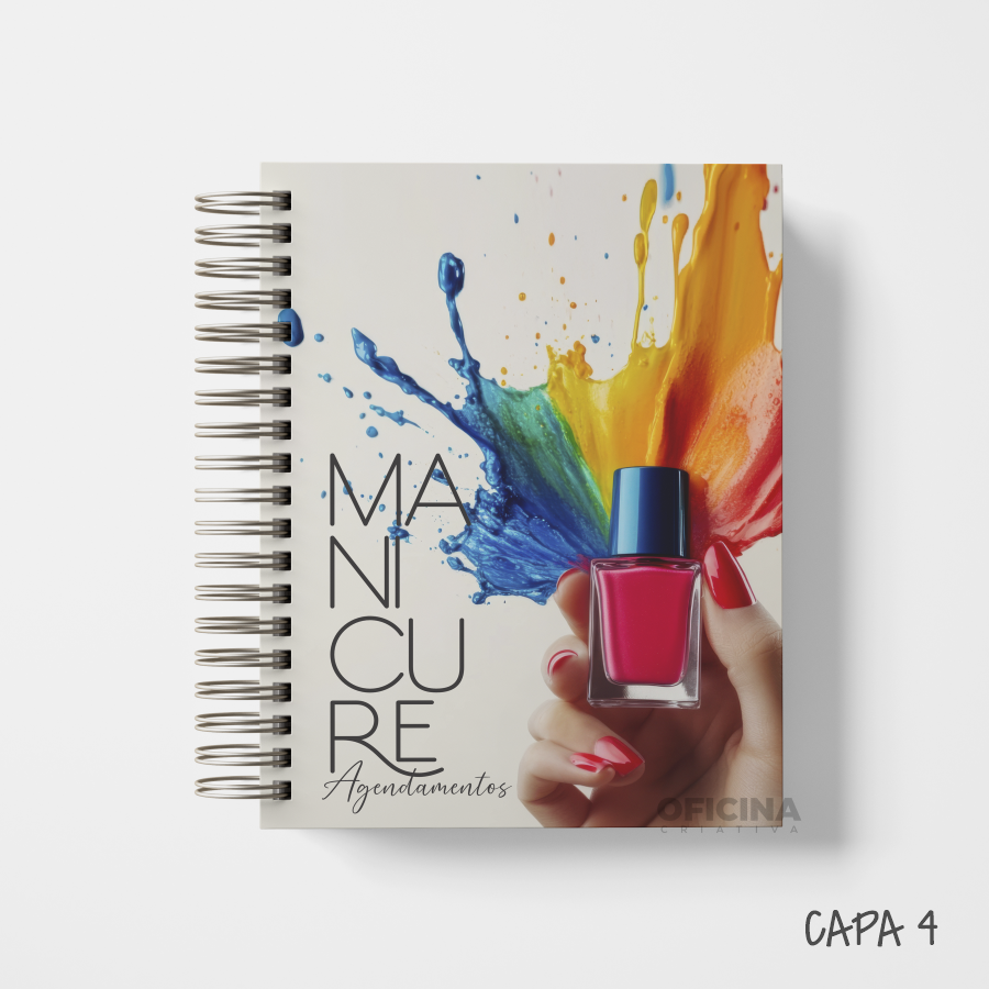 Oficina Criativa Agenda manicure personalizada