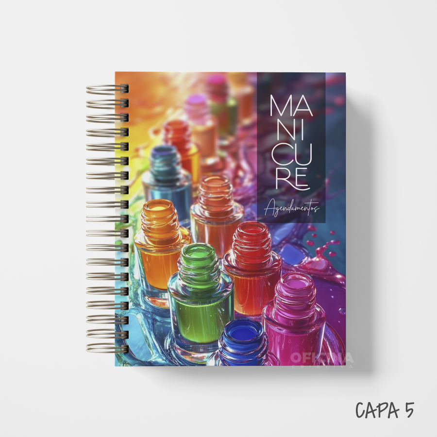 Oficina Criativa Agenda manicure personalizada