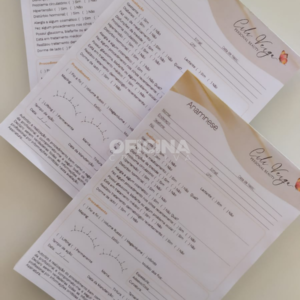 Oficina Criativa bloco de anamnese personalizado