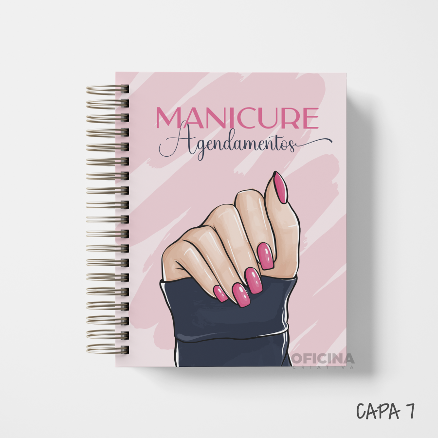 Oficina Criativa Agenda manicure personalizada