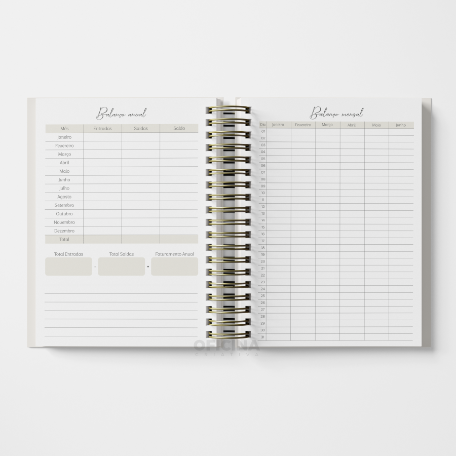 Oficina Criativa Agenda manicure personalizada