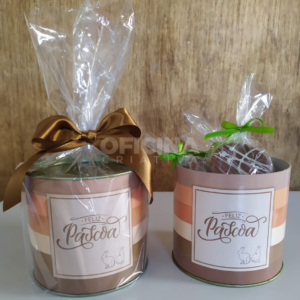 Oficina Criativa Lata alfajor páscoa