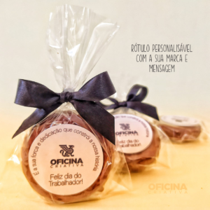 Oficina Criativa alfajor personalizado dia do trabalhador