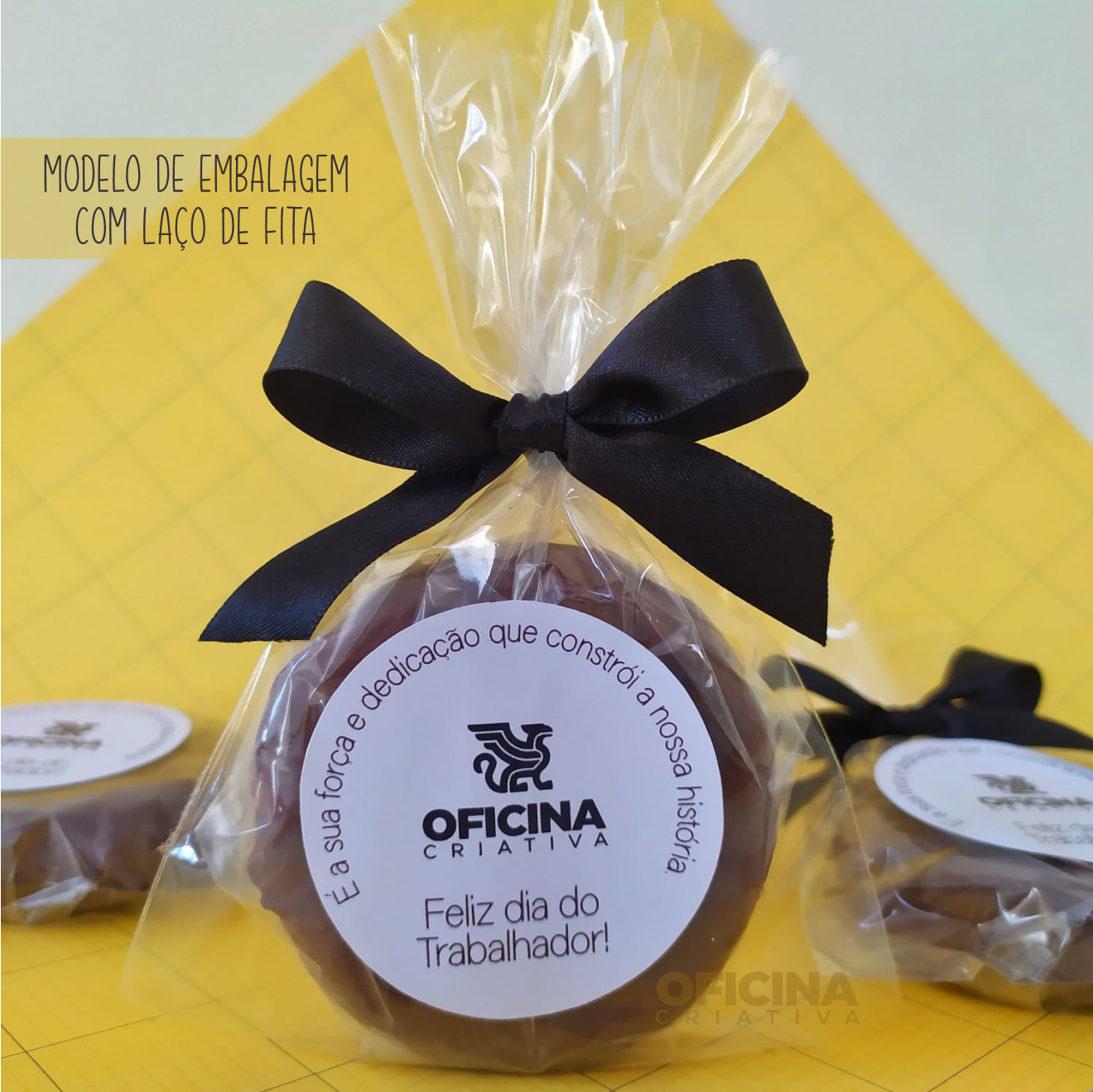 Oficina Criativa alfajor personalizado dia do trabalhador